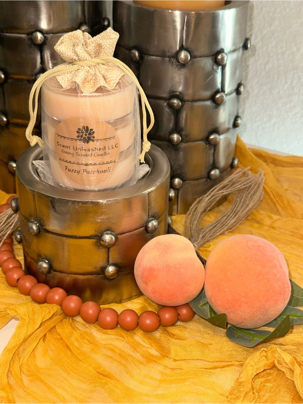 FUZZY PATCHOULI  LUXURY HAND POURED SCENTED CANDLES